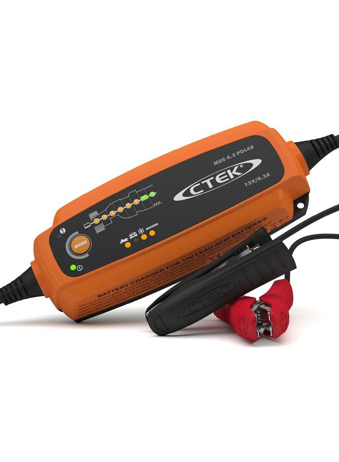 CTEK (56-958) MUS 4.3 POLAR 12 Volt Fully Automatic Extreme Climate 8 Step Battery Charger - Image 1