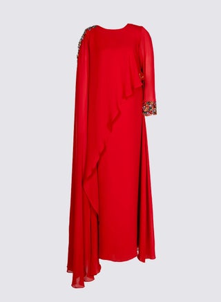 Flaura Cape Sleeve Studded Shoulder Kaftan - pzsku/ZA618DA698E02892CA001Z/45/_/1689751865/a95483c1-f09d-4cc0-bf5c-4492fc374666