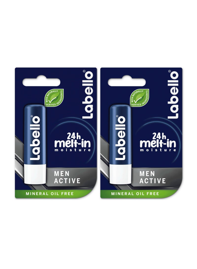 Labello - Lip Balm Moisturising Lip Care Pack of 2 - Image 1