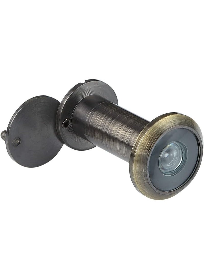 Generic 220° Wide Angle Heavy Duty Door Viewer – Solid Brass Peephole – Fits 1-3/8” to 2-1/8” Doors – Easy Installation – 1 Pack  - Image 2