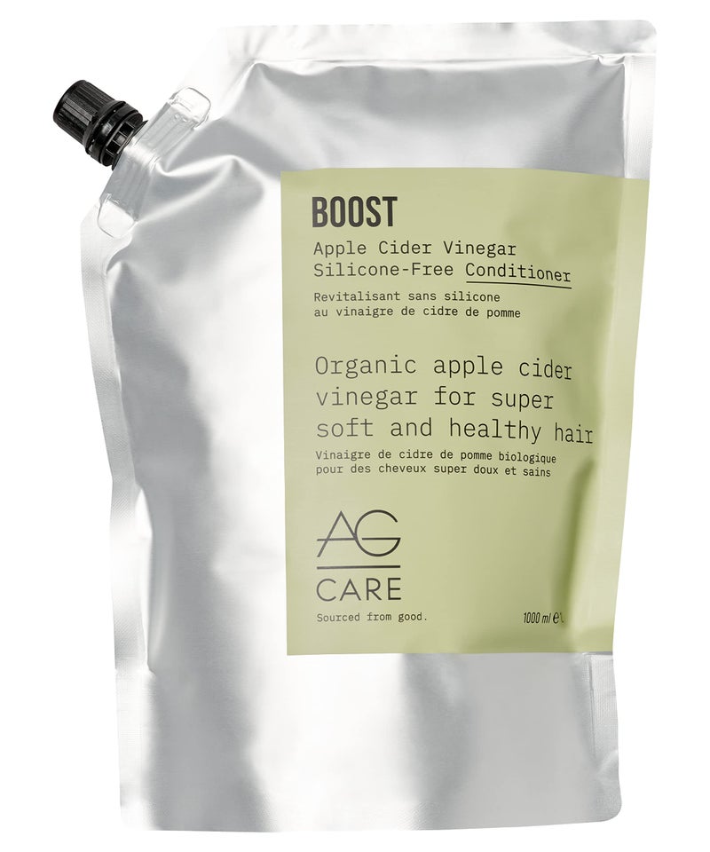 AG Care AG Hair BOOST Apple Cider Vinegar Refill Conditioner, 1L
