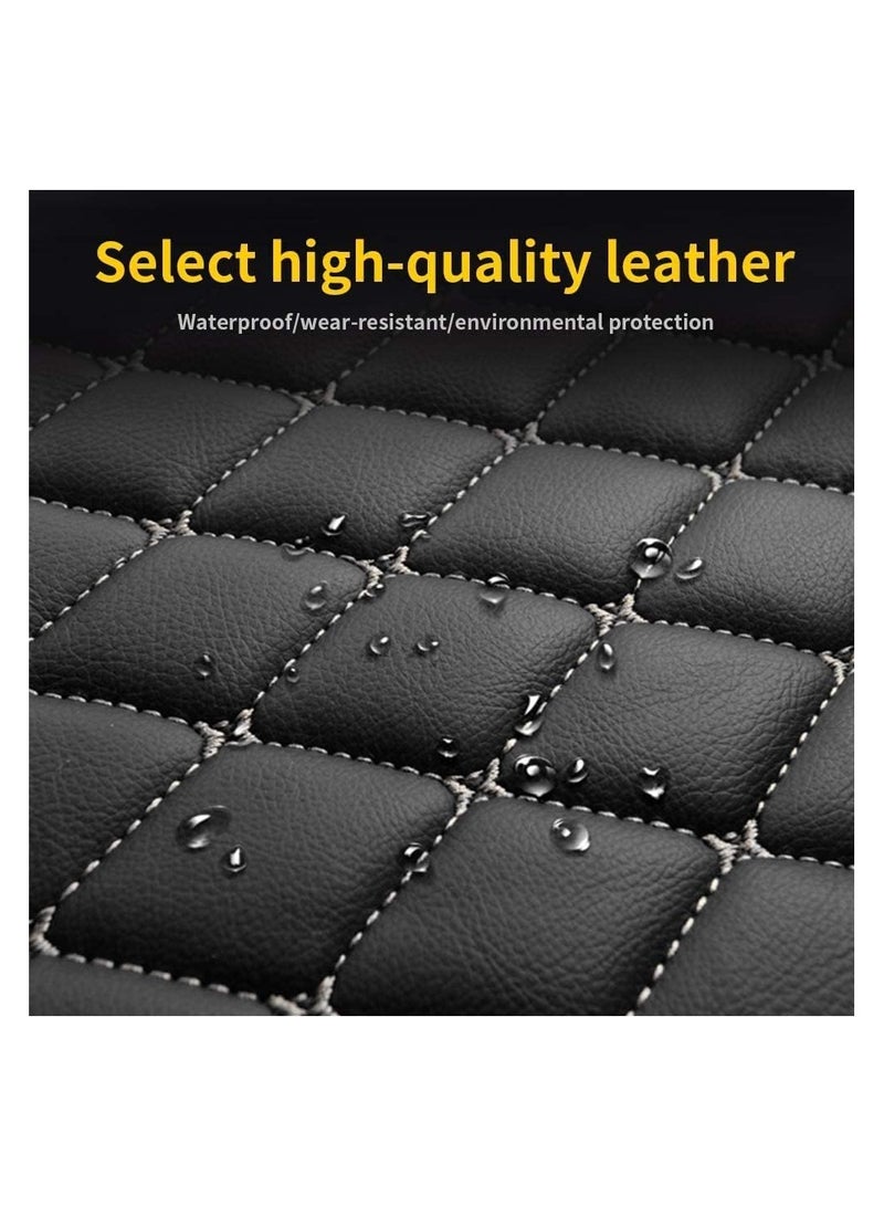 WINCA Car Floor Mats Compatible With Toyota Prado 2014-2018 PVC Leather Floor Mat Non-slip Foot Mats Weather Color Available (Black) - Image 4