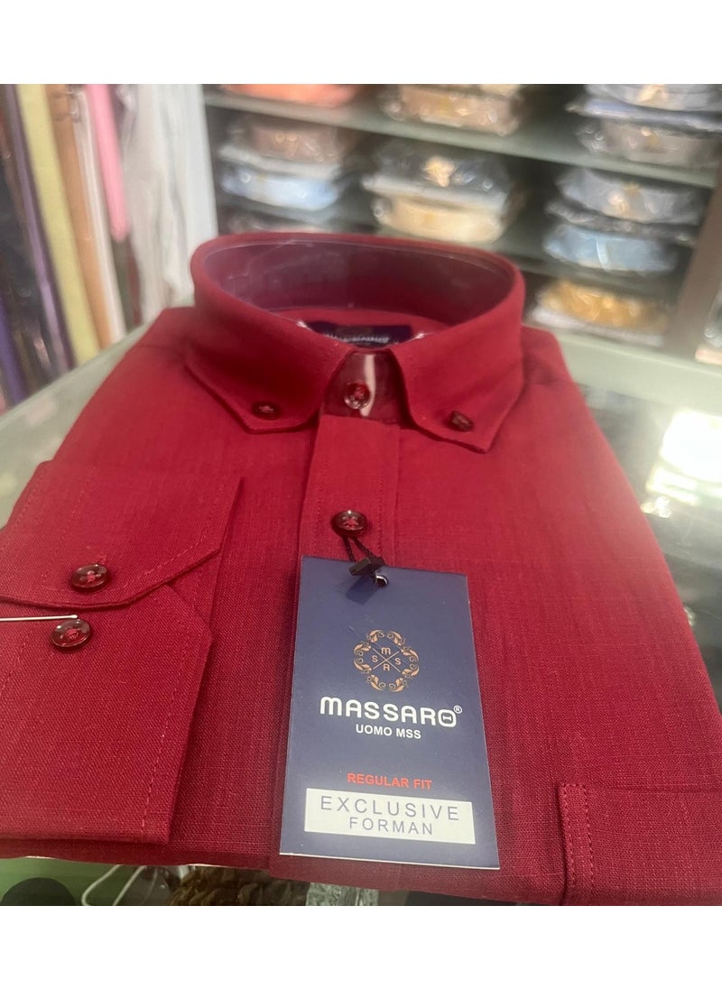 Massaro Linen Cotton Shirt  - Image 3