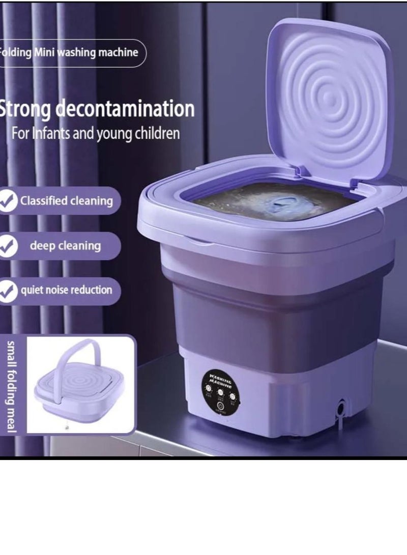 Small portable washer and dryer equipped with a laser sterilizer - Image 1