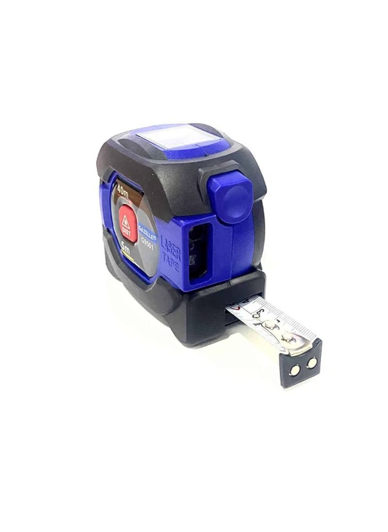 Gazelle - 2-in-1 40m Laser Distance Meter with 5m Measuring Tape - Image 1