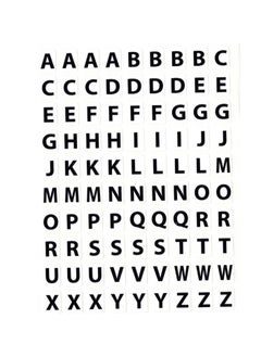 ATKET 5-Sheet Alphabetic Stickers Black  - Image 2