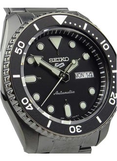 Seiko Men's 5 Sports Round Shape Stainless Steel Analog Wrist Watch 43 mm - Grey - SRPD65K1  - Image 2