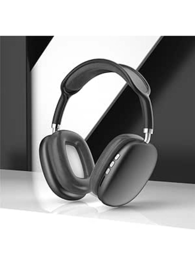 Wireless Bluetooth Over-Ear Headphones – Soft Cotton Headband, Noise Cancelling, TF Support & Comfortable Design for Daily Use - Image 1