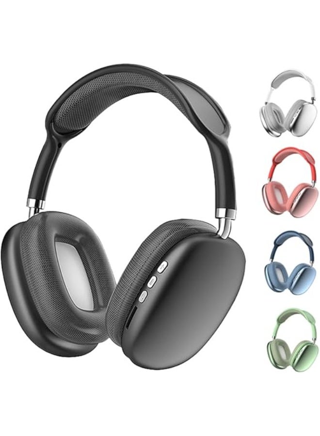 Wireless Bluetooth Over-Ear Headphones – Soft Cotton Headband, Noise Cancelling, TF Support & Comfortable Design for Daily Use - Image 2