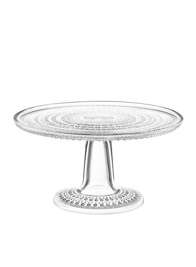 Iittala Kastehelmi 1019580 Cake Stand, 9.4 inches (24 cm), Clear - Image 1