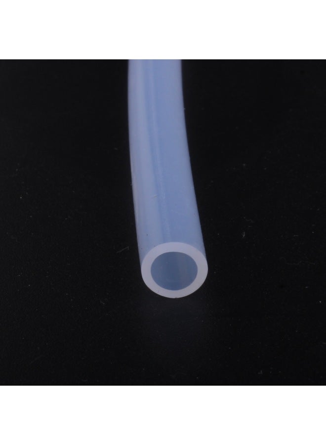 Transparent Silicone Straw Food Grade Flexible Foldable Silicone Straw For Children And Students-Color:Tender Powder-heart-shaped Silicone Straw-thick Tube 200mm  - Image 2