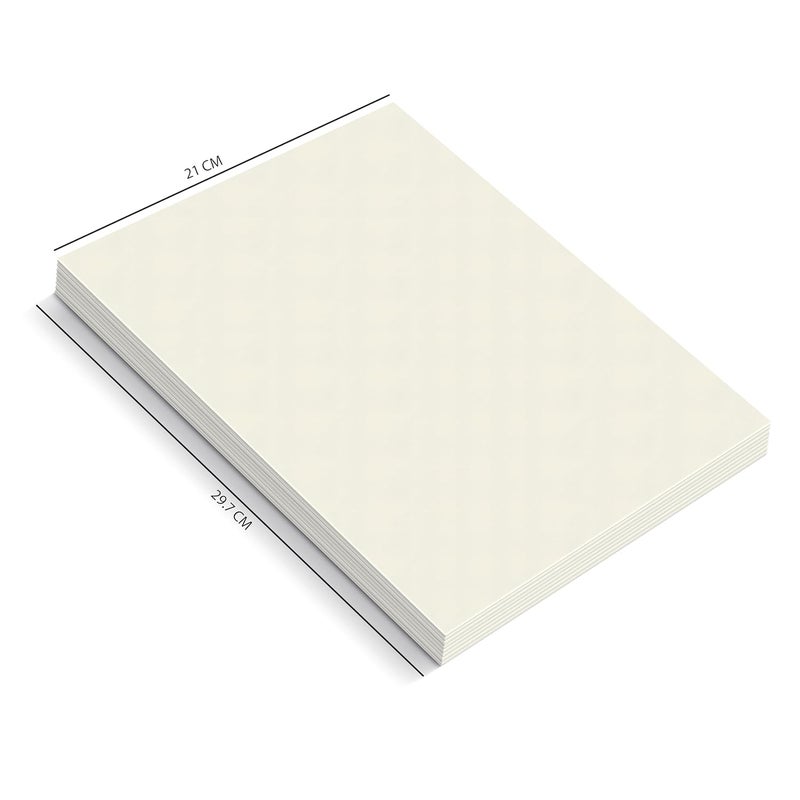 PaperO A4 Unpunched Loose Leaf Sketch PaperDrawing Sheets 140 GSM 50 Sheets Size 21 x 297 cm Ideal for Artists Designers - Image 2