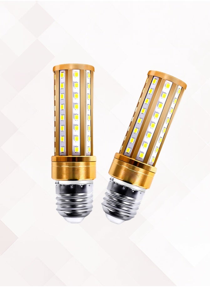 P auke'réi E27 LED Corn Bulb 7W 750LM, 3 Colors (3500K/4000K/6500K), 60W Equivalent, 2 Pack - Image 1