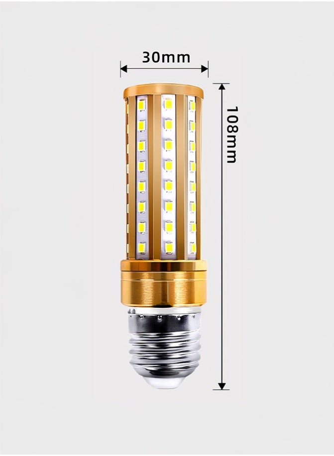P auke'réi E27 LED Corn Bulb 7W 750LM, 3 Colors (3500K/4000K/6500K), 60W Equivalent, 2 Pack - Image 5