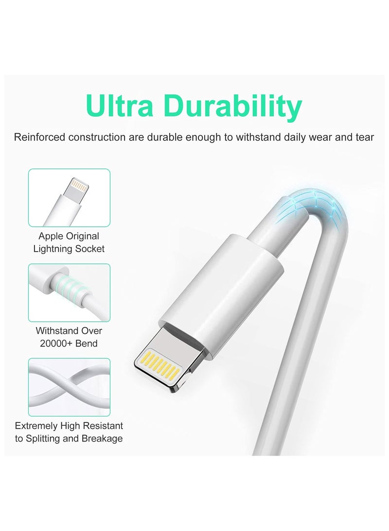USB C to Lightning Cable (3pack 3ft), Apple MFi Certified iPhone Fast Charger 1m, Power Delivery Original Type C Charging Cord for Apple iPhone 13/12/11 Pro/11/XS MAX/XR/8/7 Plus,iPad - Image 5
