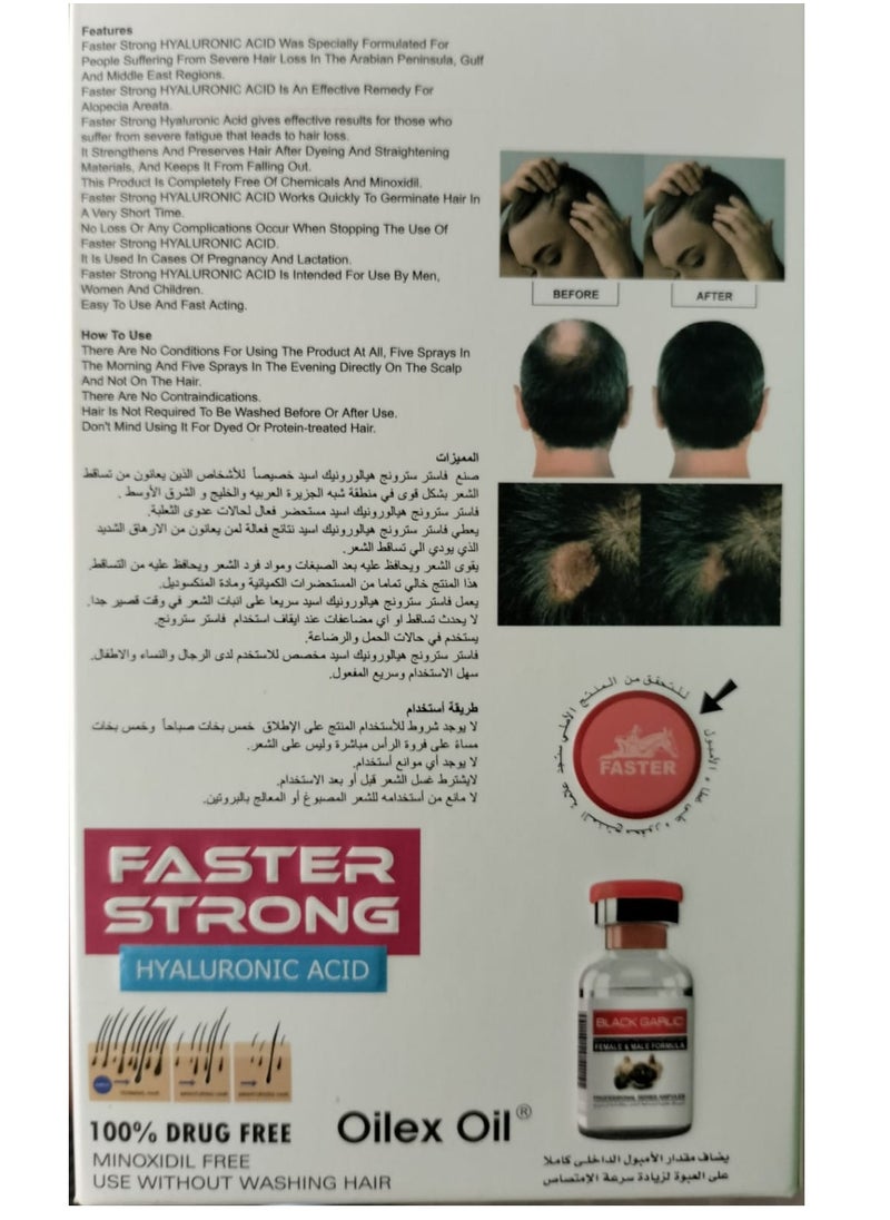 Faster FASTER STRONG HYALURONIC ACID HAIR GROWTH 100ML  - Image 2