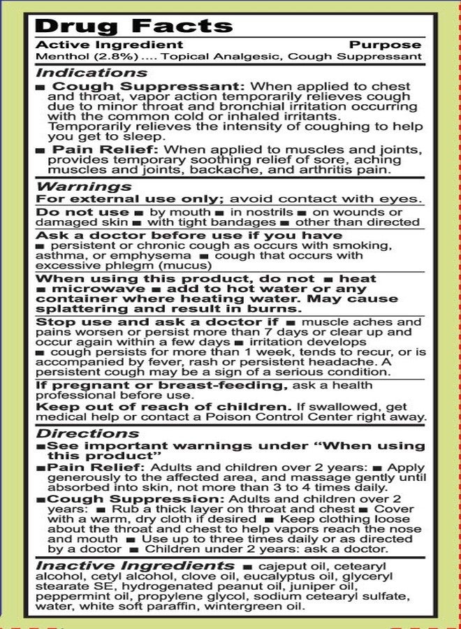 Olbas Analgesic Salve Tube 1 oz. (3 Pack) - Image 2