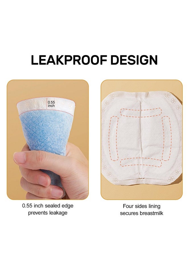 NCVI Nursing Pads Disposable Super Absorbent And Keep Dry Breast Pads For Leaking Milk Soft &Thin Nipple Pads For Nursing Moms Breastfeeding Essentials 60 Count  - Image 4