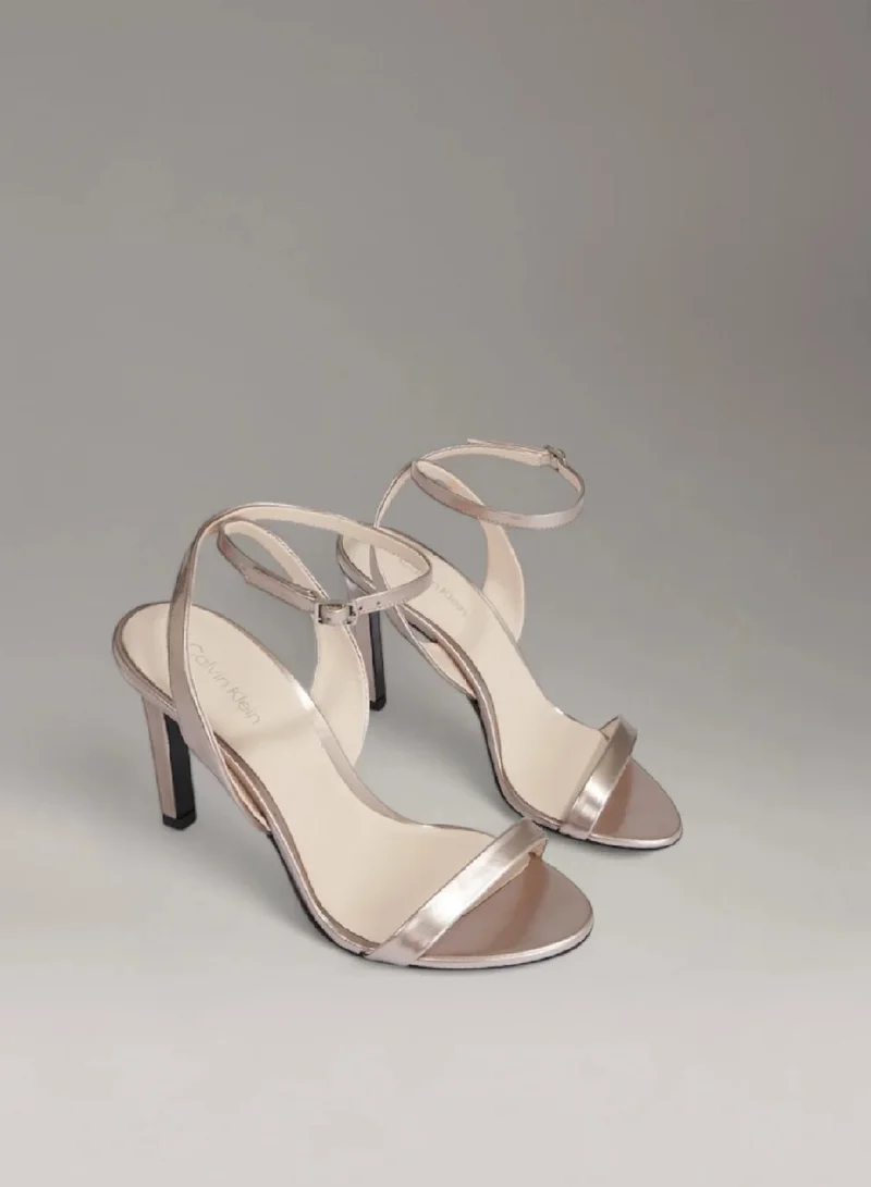 CALVIN KLEIN Leather Stiletto Sandals