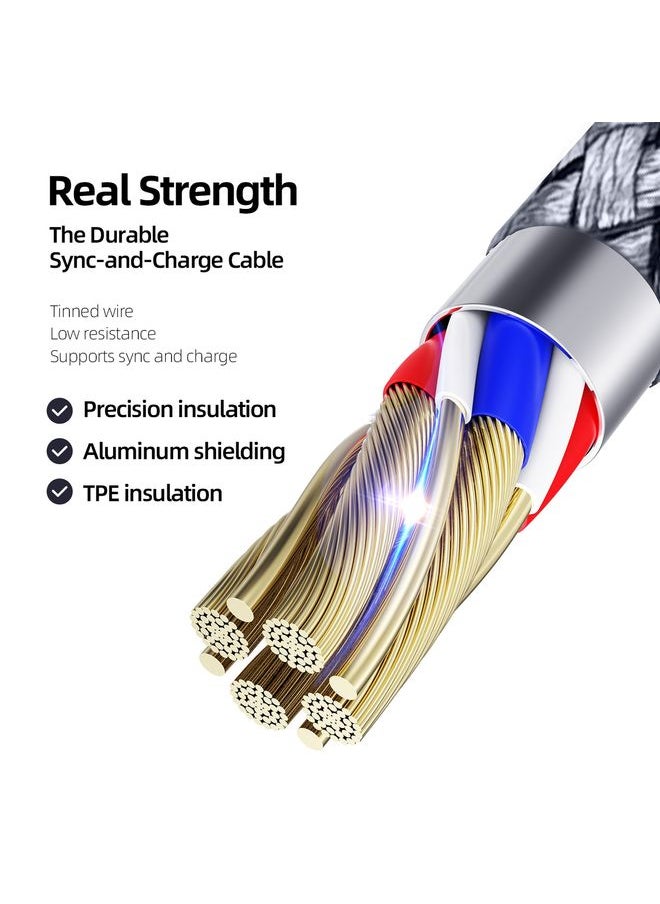 DUZZONA - DUZZONA A8 2.4A USB to USB-C/Type-C Charging Data Cable, Length:1m - Image 1