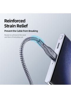 DUZZONA DUZZONA A8 2.4A USB to USB-C/Type-C Charging Data Cable, Length:1m  - Image 5