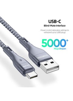 DUZZONA DUZZONA A8 2.4A USB to USB-C/Type-C Charging Data Cable, Length:1m  - Image 4