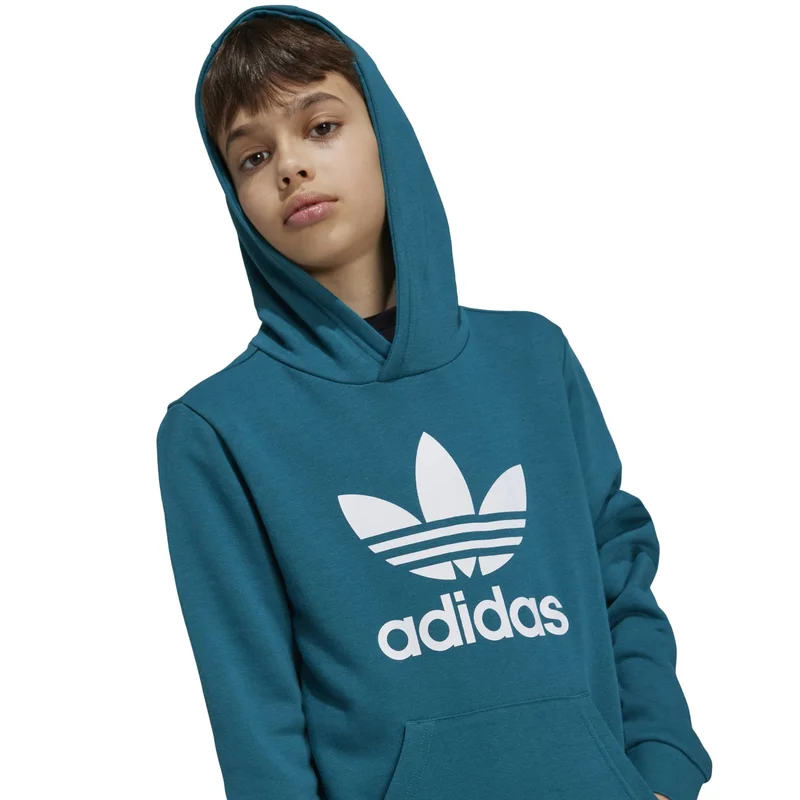 Adidas TREFOIL HOODIE Blue Originals Kids SWEATSHIRTS