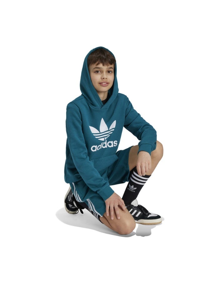 Adidas adidas TREFOIL HOODIE Blue Originals Kids SWEATSHIRTS  - Image 3