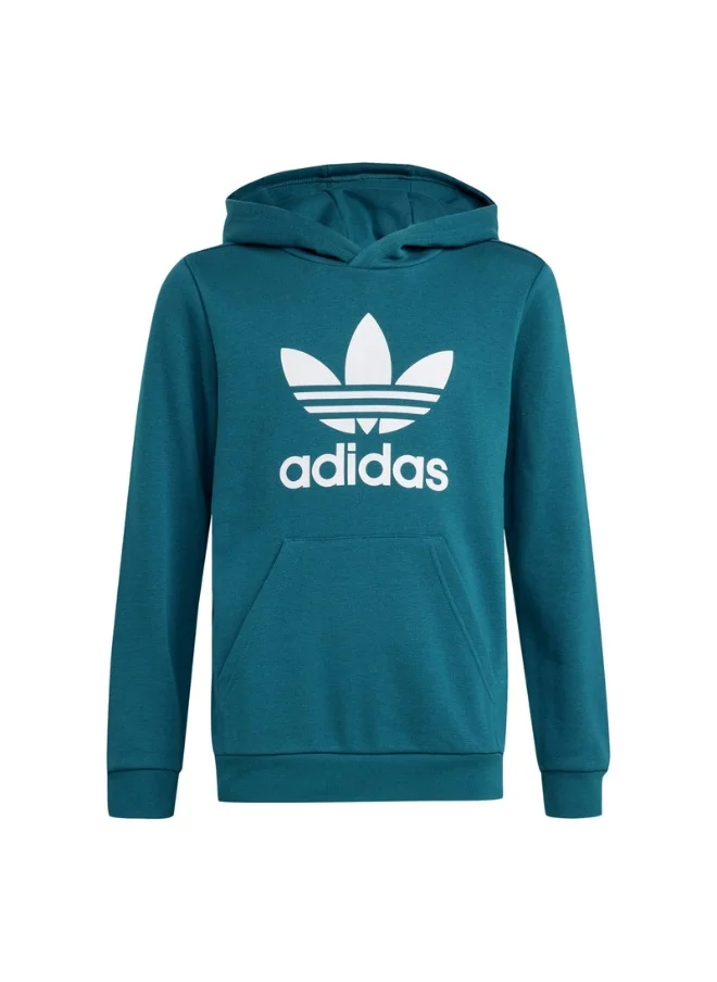 اديداس adidas TREFOIL HOODIE Blue Originals Kids SWEATSHIRTS