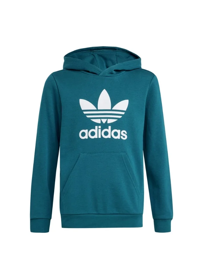 اديداس adidas TREFOIL HOODIE Blue Originals Kids SWEATSHIRTS