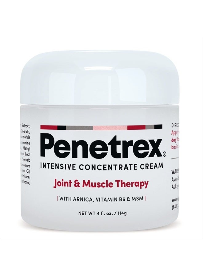 penetrex Joint And Muscle Therapy – Soothing Comfort for Back, Neck, Hands, Feet, Premium Whole Body Rub with Arnica, Vitamin B6 MSM Non-Greasy - 4oz Cream - Image 1