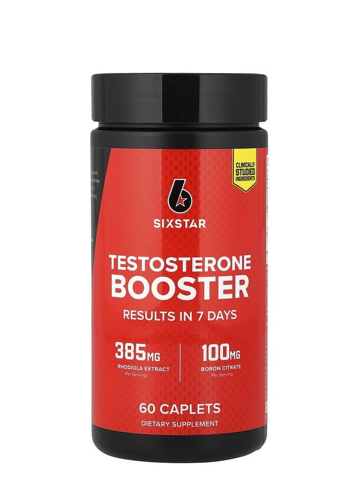 SIXSTAR Six Star Testosterone Booster 60 Coated Caplets  - Image 1