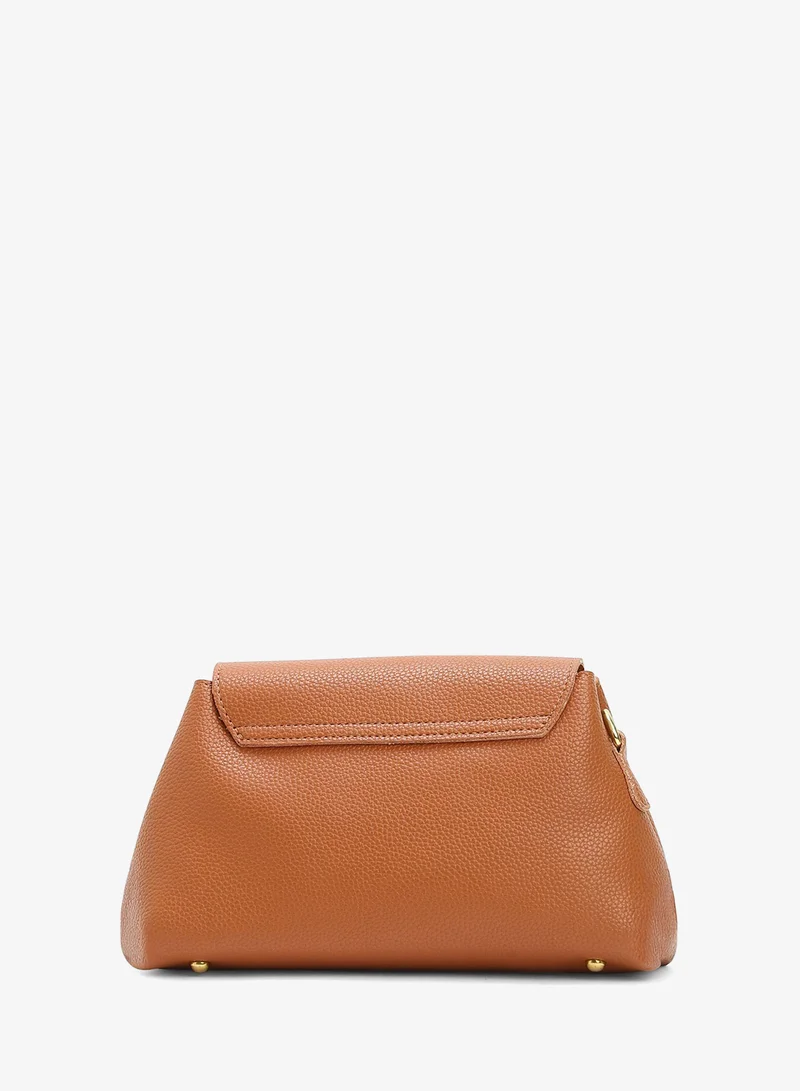 Haute Sauce  Solid Magnet Lock Regular Vegan Leather Sling Bag with Detachable Strap For Women for Women | Best Price UAE
