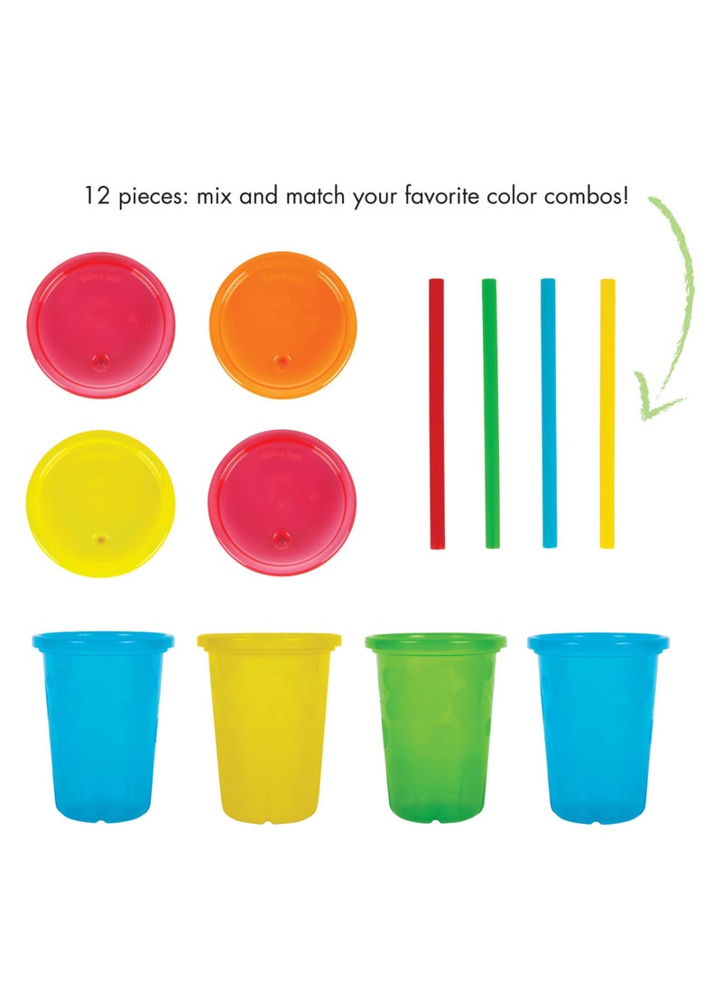 Take and Toss 10oz Straw Cups Pack of 4