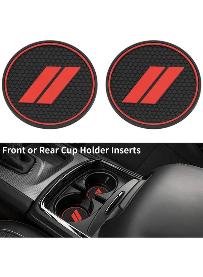 6pcs PVC Fit Cup Holder Mat Door Handle Storage Slot Protector for Dodge Charger 2015 2020 - Image 4