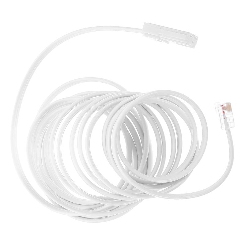DECHOUS British Phone Wire 3 Meter Landline Cable Extension Cord for Home Office Fax Modem Telephone Cord for Landline Connection - Image 1