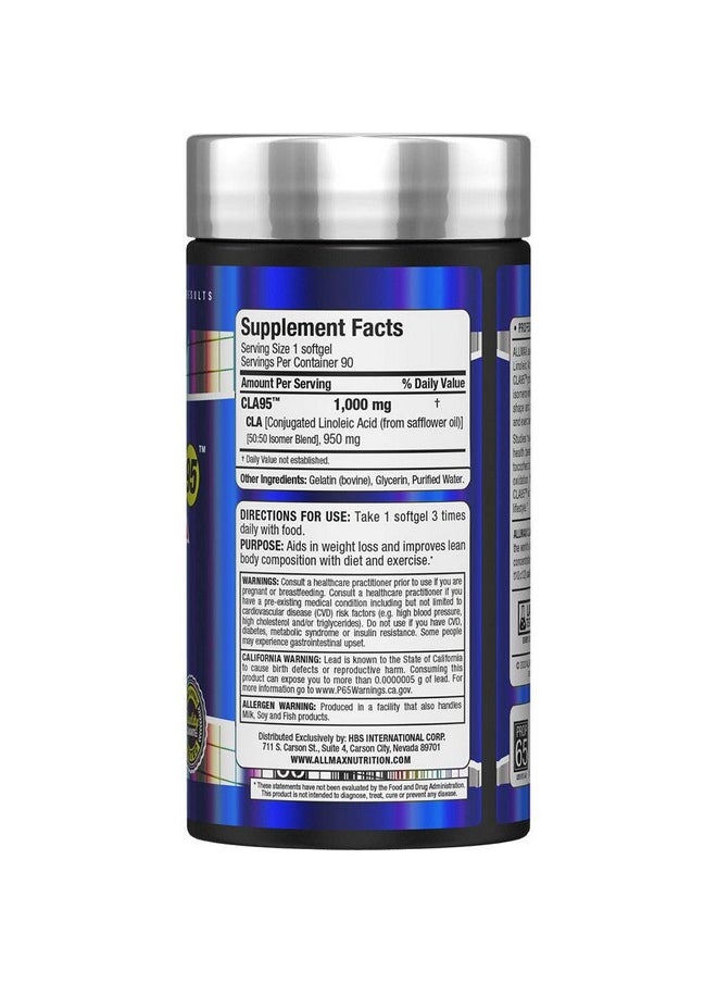 AllMax Nutrition Cla 90 Sgels  - Image 4