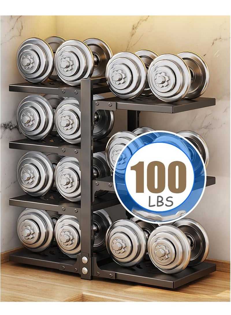 تايكوم منظم الأواني والمقالي للخزانة ، منظم المطبخ ورف التخزين ، حامل موفر للمساحة مع فواصل قابلة للتعديل ، 5 طبقات من جانب واحد مع لوحة سوداء. - Image 5