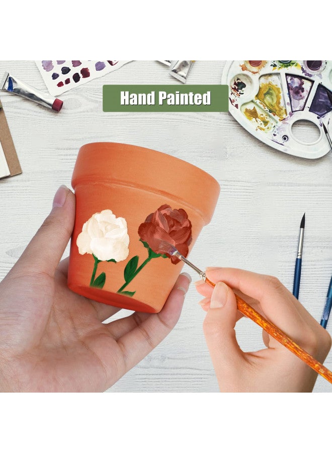 KOAMLY 3 inch Plant Nursery pots Number of Items in a 20 Pack, with Drain, Succulent Seedling Planter, use with Indoor, windowsill, Terra Cotta red Flower pots Wedding Decoration Best Gift for Aunts - Image 3