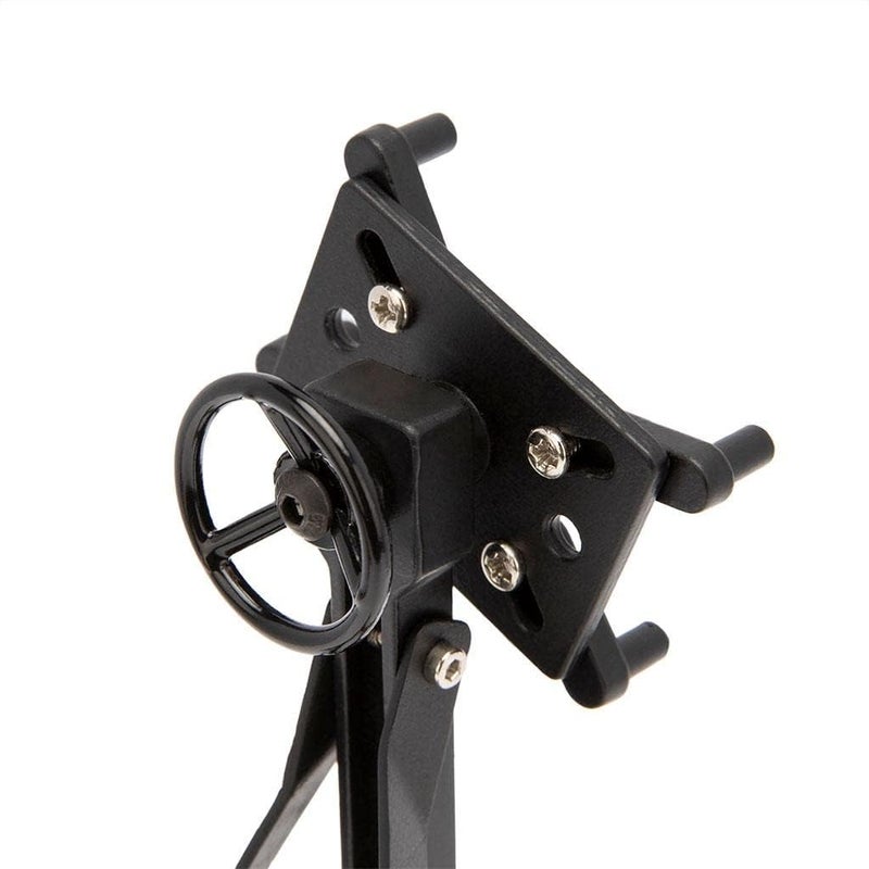 klarako Rotatable Simulated Stainless Steel V8 Motor Engine Flip Maintenance Repair Bracket Stand Lightweight Accessory  Black - Image 5