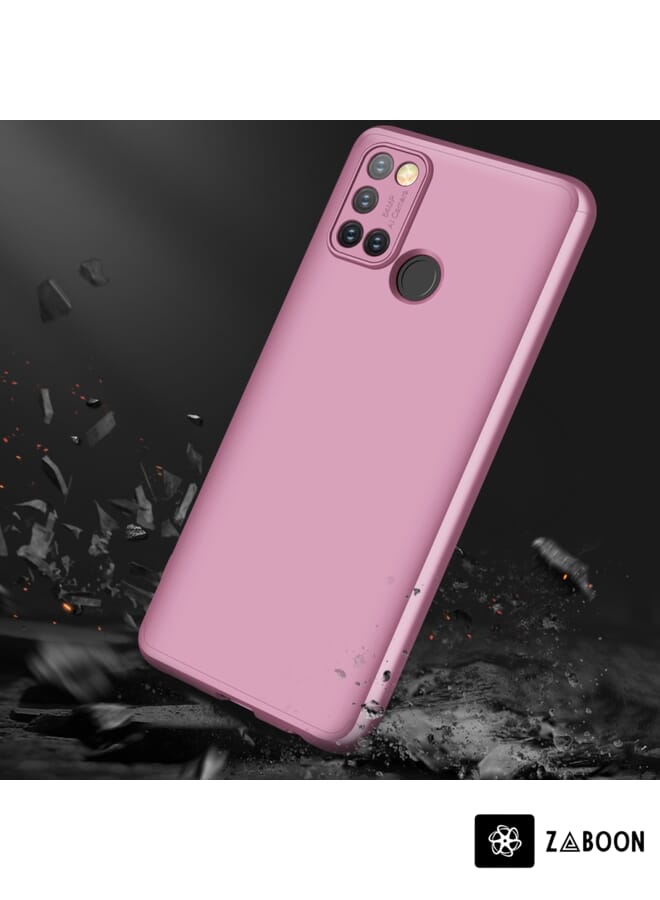 Zaboon Protective Case Cover For OPPO Realme 7i / C17 GKK Three Stage Splicing Full Coverage PC Case - Image 5