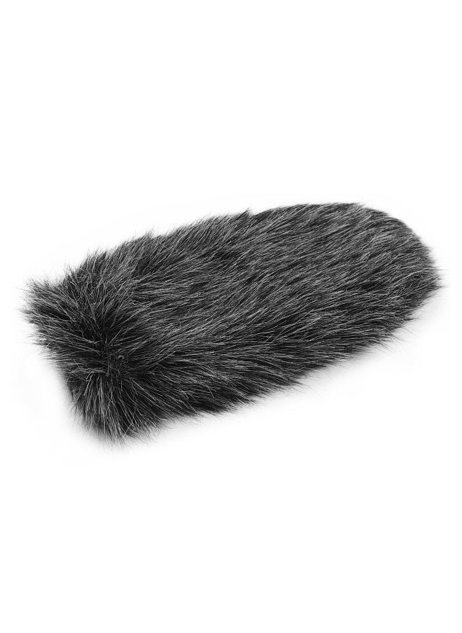 Generic On-camera Microphone Furry Windscreen Mic Windshield Cover  Compatible with RODE VideoMic GO/ TAKSTAR SGC-598 Microphones  - Image 5