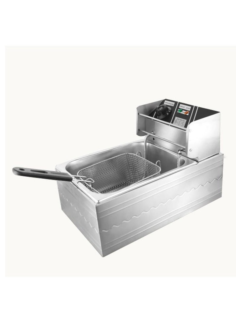 دينكس علبة زيت كهربائية سعة 6 لتر بقوة 2500 وات مع غطاء - Image 5