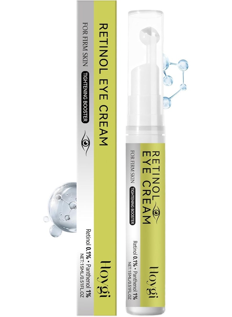 هويجي Retinol Eye Serum Roll-On: Smoothing & Hydrating, Fades Dark Circles & Lines, Daily Morning & Night Care, Anti-Aging Eye Treatment - Image 1