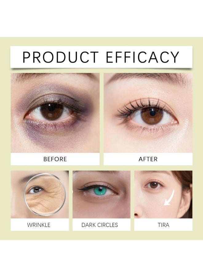 هويجي Retinol Eye Serum Roll-On: Smoothing & Hydrating, Fades Dark Circles & Lines, Daily Morning & Night Care, Anti-Aging Eye Treatment - Image 5