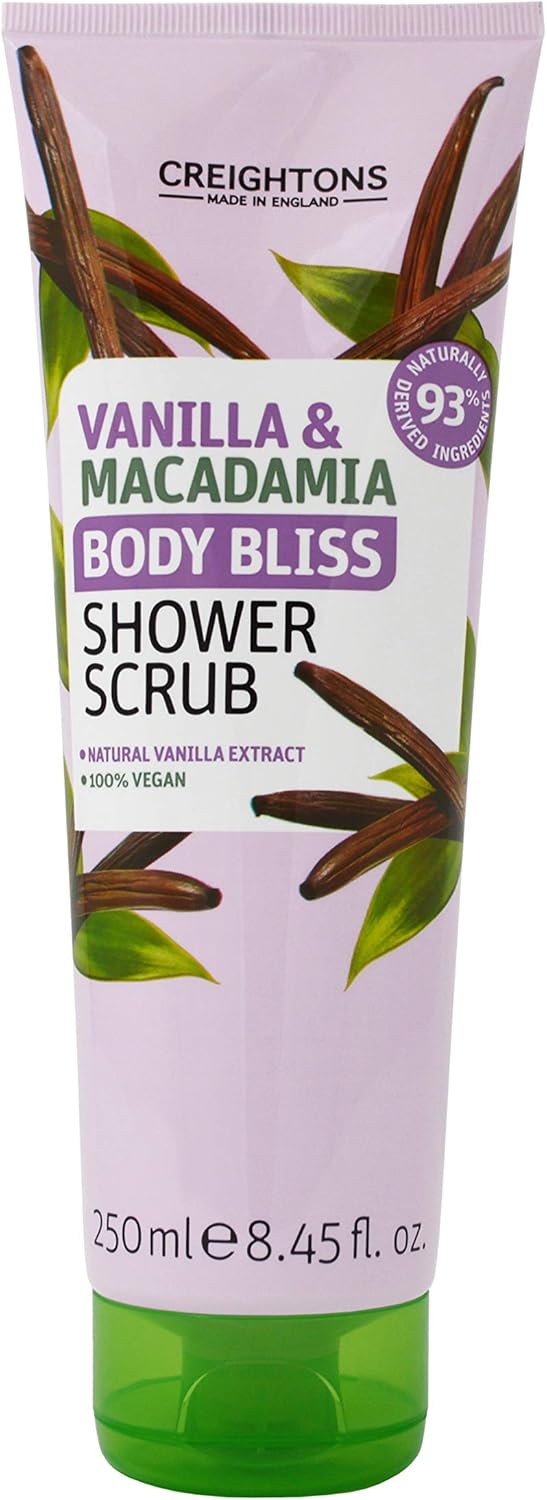 Body Bliss Vanilla Macadamia Shower Scrub 250ml