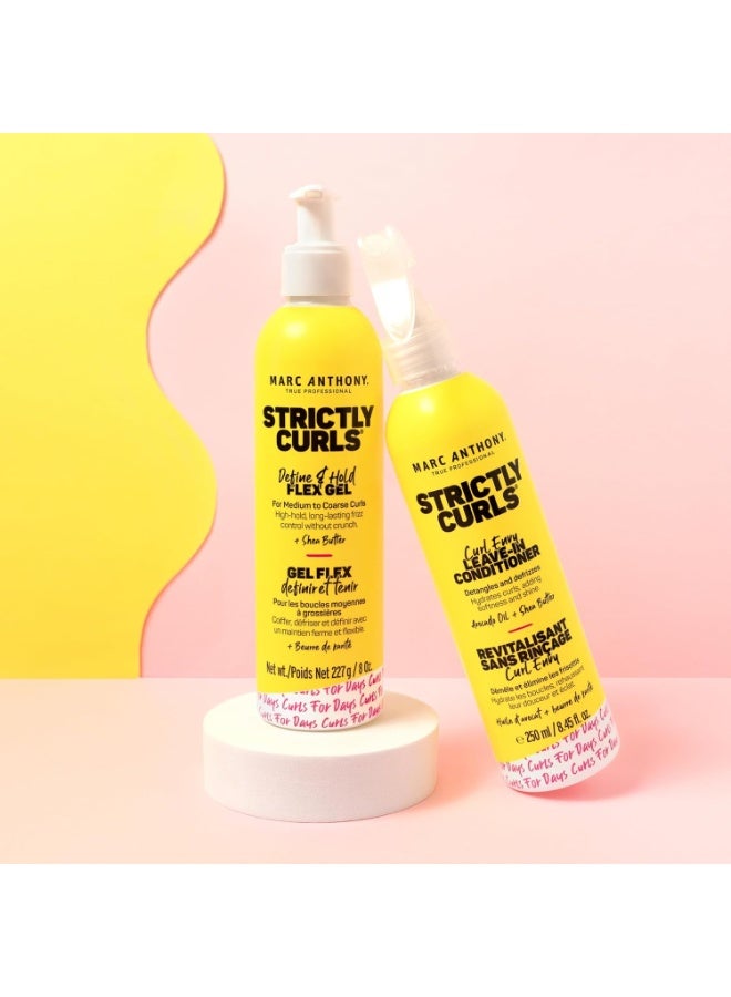 مارك أنتوني جل تصفيف الشعر ديفاين آند هولد فليكس من مارك أنتوني، لتجعيدات دقيقة - تجعيدات متوسطة إلى خشنة - تثبيت قوي، تحكم طويل الأمد في التجعد ولمعان إضافي مع زبدة الشيا - منتجات شعر مضادة للتجعد للنساء - Image 2