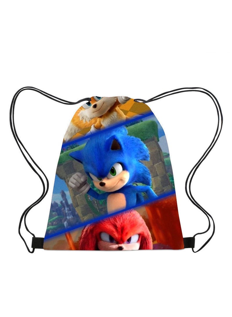 Sonic Portable Drawstring Bag Backpack 35*45cm
