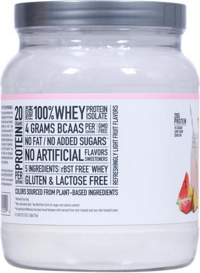 Isopure Protein Powder, Clear Whey Isolate Protein, Post Workout Recovery Drink Mix, Gluten Free with Zero Added Sugar, Infusions- Tropical Punch, 16 Servings - Image 4