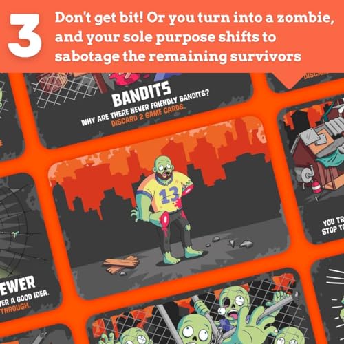 Ridley's Ridley’s Selfish: Zombie Edition Card Game – Easy to Play Party Game for Groups – Ideal for 2-5 Players, Ages 7+ – Makes a Great Gift Idea - Image 5